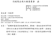 採購評選委員會組織準則修正發布情形