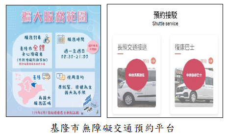 基隆市無障礙交通預約平台
