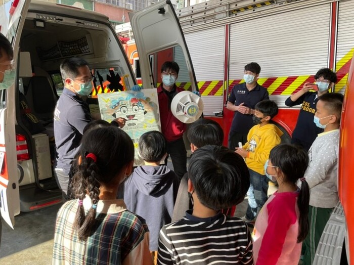 臺中市政府消防局宣導住宅用火災警報器