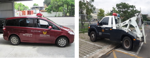 臺南市政府消防局救災指揮車