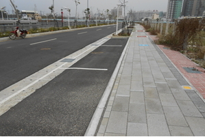 臺中市第14期市地重劃第一工區工程完工情形