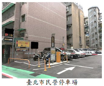 臺北市民營停車場圖片