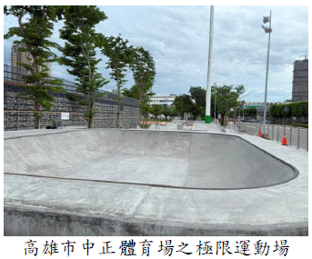 高雄市中正體育場之極限運動場
