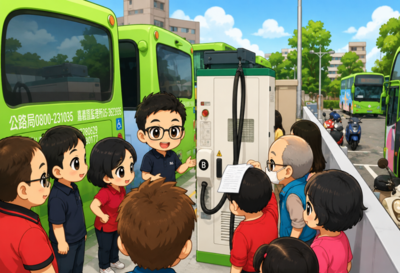 電動大客車及充電設備災害應變演練