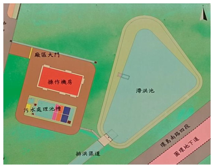 污水處理廠平面圖