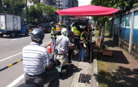 基隆市機車路邊攔檢
