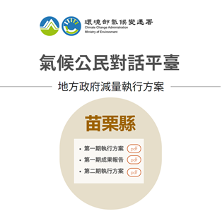 苗栗縣第二期溫室氣體管制執行方案