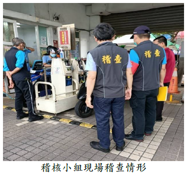 稽核小組現場稽查情形