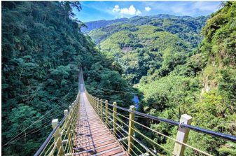 南投縣竹山鎮梯子吊橋風景區