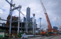 高雄港客運專區建設計畫施工情形