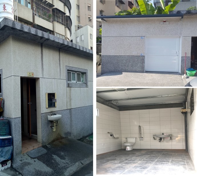 高雄果菜運銷股份有限公司無障礙廁所改善情形
