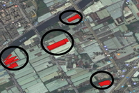 新北市供作批發零售使用不適用田賦免徵優惠之土地空照圖
