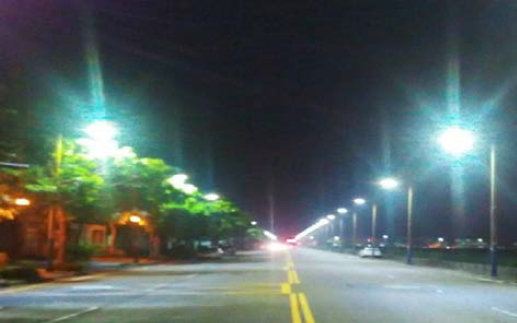 嘉義縣水銀路燈汰換為LED路燈