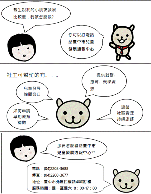 臺中市兒童發展通報中心介紹