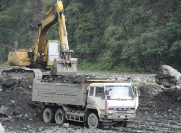 屏東縣河川土石疏濬作業