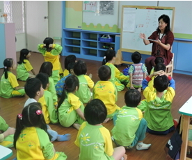 桃園市華勛國小附設幼兒園幼生課程實景