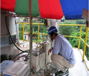 基隆市立殯葬管理所火化爐設備檢測情形