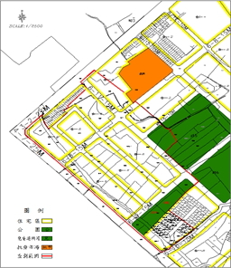 新竹市北區福林自辦農村社區土地重劃範圍圖