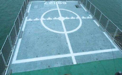 海洋總局新北艦飛行甲板