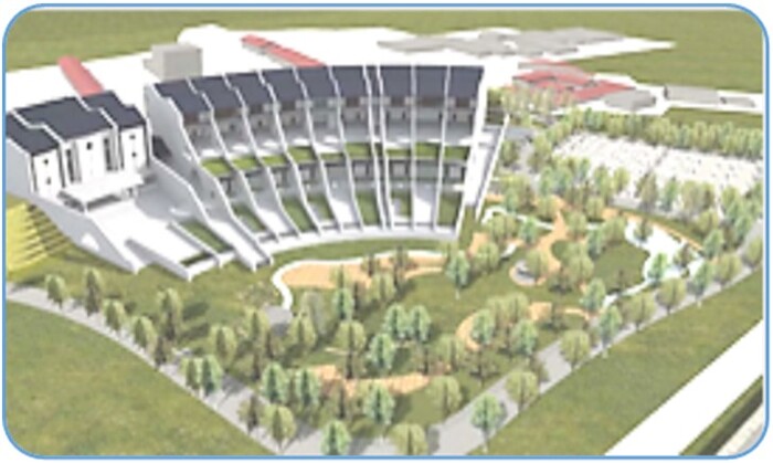 殯葬設施興建營運計畫竣工模擬圖