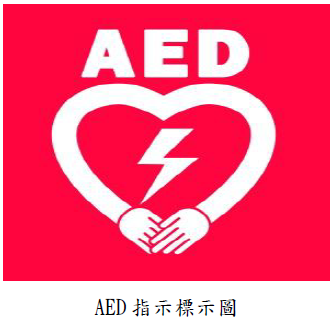AED指示標示圖圖片