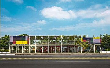 蕭壠文化園區入口全景
