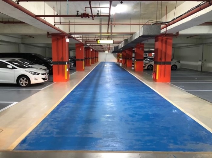 八德區大湳公二地下停車場現況