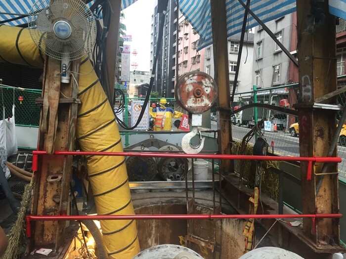 基隆市北港污水第四標工程施工情形