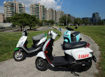 跨市縣機車租賃業者共享電動機車