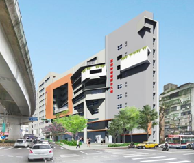 臺北市內湖321K01停車場完工示意圖