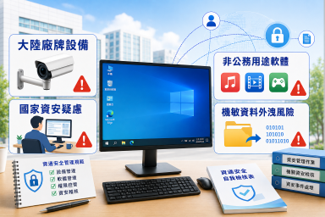 部分機關資通訊設備涉有國家資安疑慮