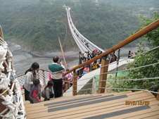 屏東縣山川琉璃吊橋啟用後遊客參訪情形