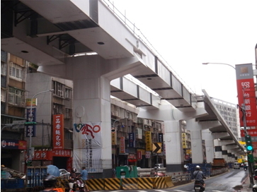捷運環狀線第一階段施工情形