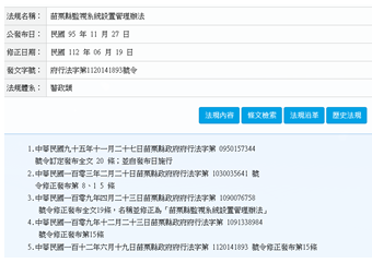 苗栗縣監視系統設置管理辦法