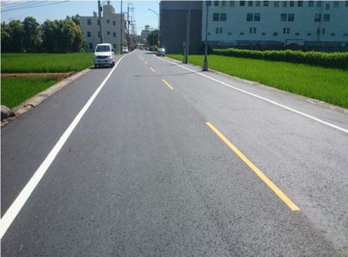 新竹縣執行道路整平計畫改善後現況