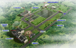埔頂污水處理廠廠區原設計鳥瞰透視圖