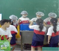 新竹市西門國小學童取用營養午餐情形