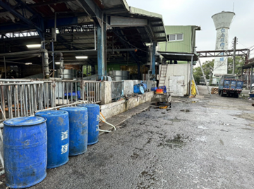 臺南市肉品公司豬隻繫留欄