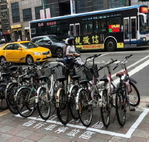 臺北市自行車停放區位