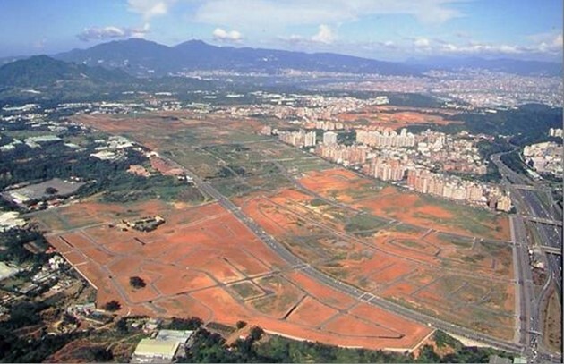 林口新市鎮第三期市地重劃空照圖