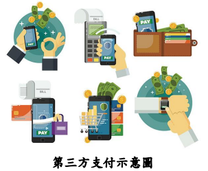 第三方支付示意圖.