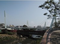 臺中市豐原區葫蘆墩公園X形斜張跨橋