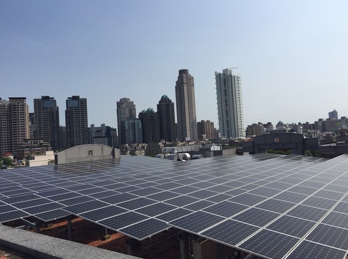 臺中市立惠文高中太陽光電設備