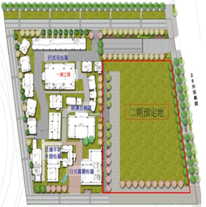 新北影視城開發招商案分期開發平面圖