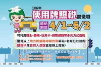 使用牌照稅開徵宣導資料