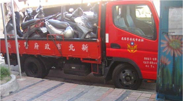 新北市政府警察局辦理機車違規停車拖吊情形