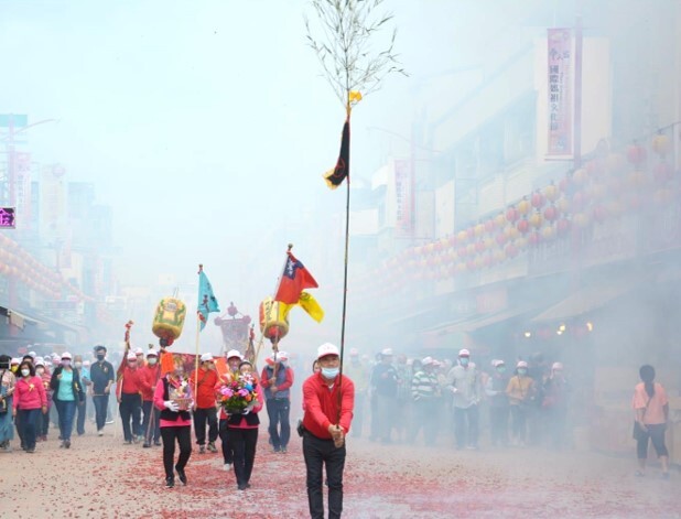 嘉義縣新港鄉奉天宮遶境盛況
