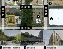 高雄市左營區新庄段市有土地標租位置示意圖