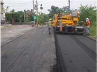 花蓮縣萬榮鄉道路刨除情形