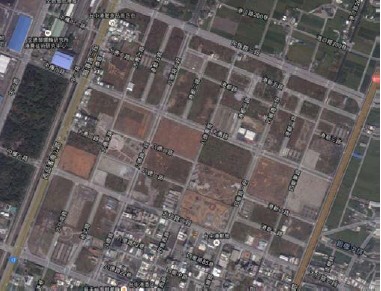 臺中港特定區(市鎮中心)市地重劃區空照圖